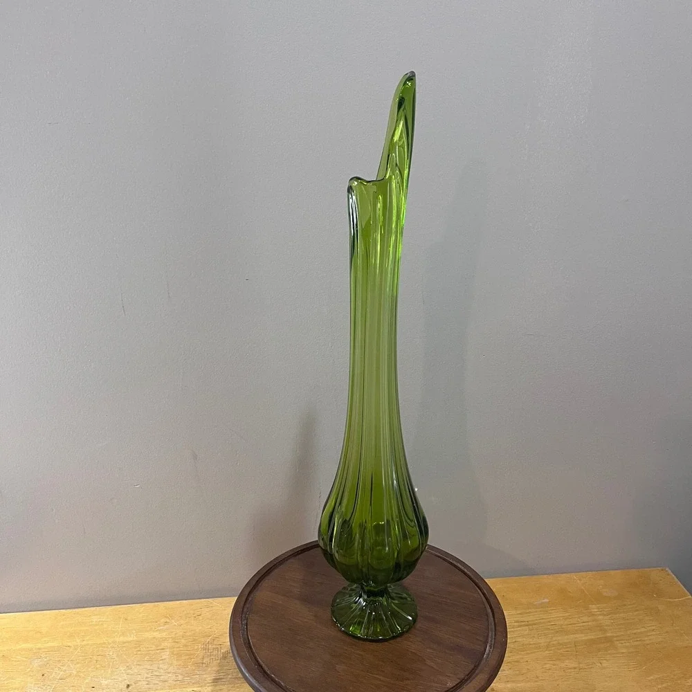 Vtg LE Smith Column Swung‎ Vase 21.5